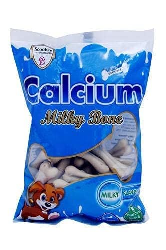 Ceru Paws Vegetarian Calcium Milk Bone Treat for Dog and Puppy 25 Pcs in Packet