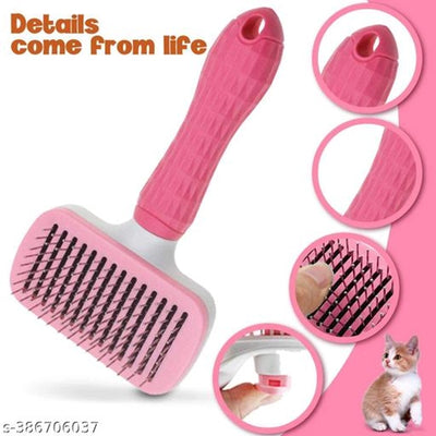 ABS Plastic Slicker Brush for Pet (Multicolor)