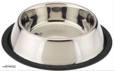 Stainless Steel Feeding Bowl for Pet (Multicolor, 150 ml)