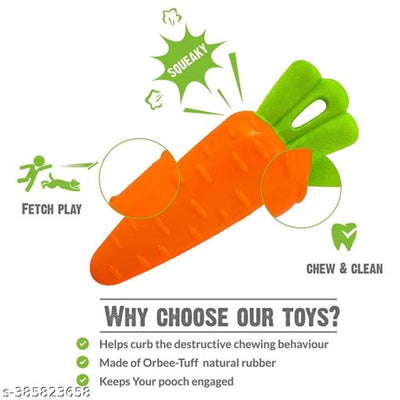 Silicone Squeaky Toy for Pet (Multicolor)