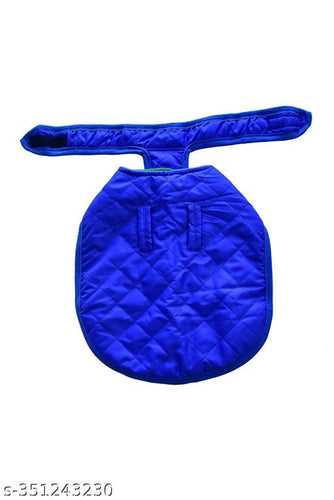 Fabric Winter Jacket for Dog (Blue, 16 inches)