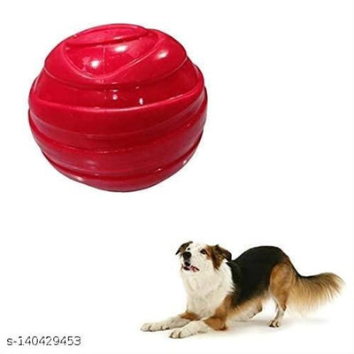 Silicone Playing Chew Ball for Dog (Multicolor, L)