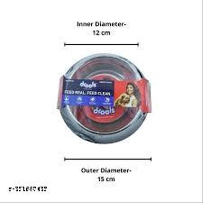 Stainless Steel Feeding Bowl for Pet (Multicolor, 800 ml)