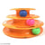 Plastic 3 Layer Tower for Cat (Multicolor)