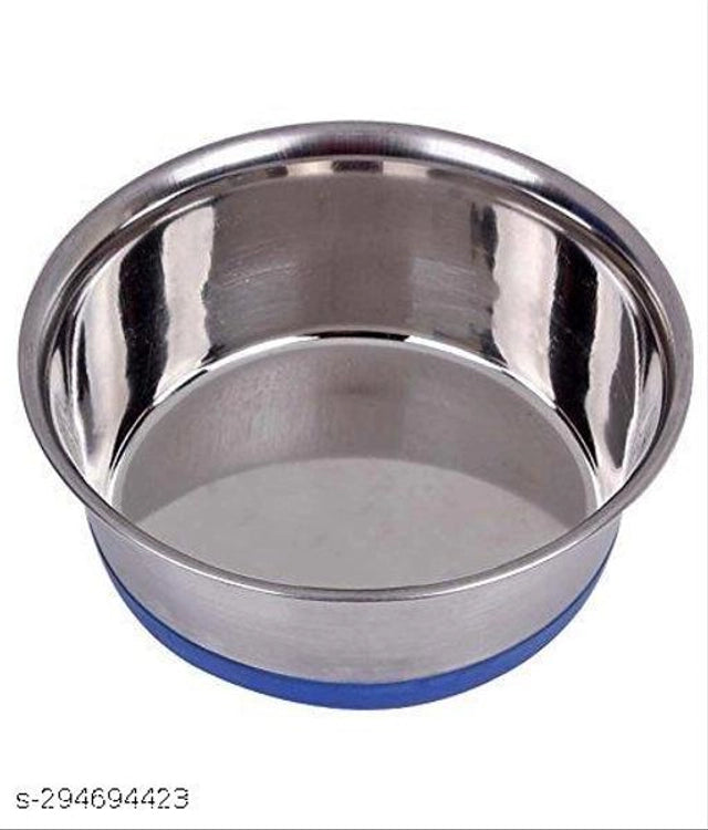 Stainless Steel Feeding Bowl for Pet (Multicolor, 800 ml)