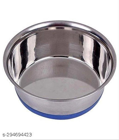 Stainless Steel Feeding Bowl for Pet (Multicolor, 800 ml)